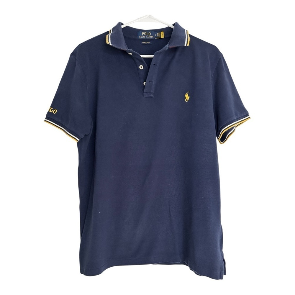 Polo  Ralph Lauren Navy Shirt Timeless coastal Beach summer vacation Preppy